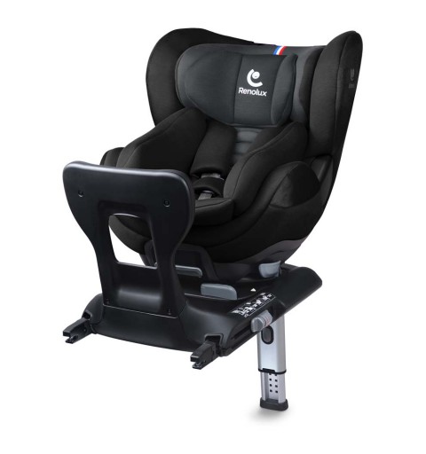 Renolux Gaia - obrotowy fotelik samochodowy 0-18 kg | Carbon